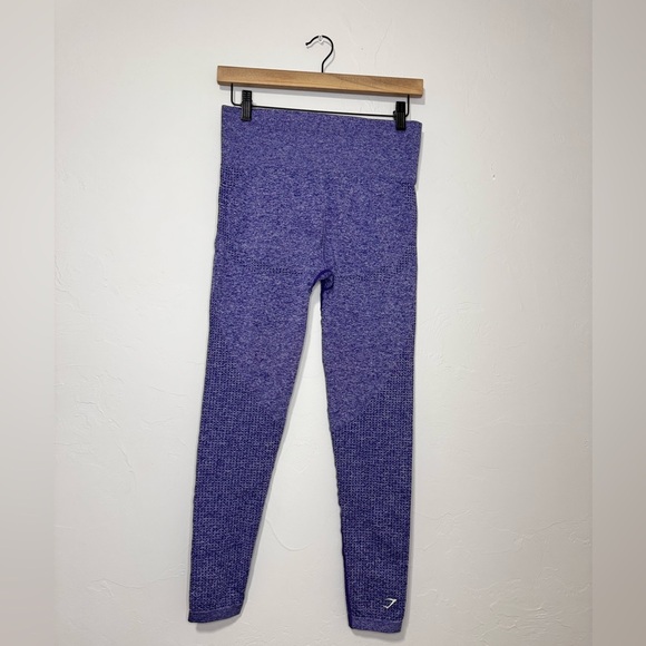 Gymshark Vital seamless leggings purple with contouring compression size medium - Picture 2 of 4
